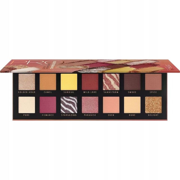 Catrice, Pro Desert Romance Slim Eyeshadow Palette, paleta cieni do powiek, 010 Destination Love, 10.6g