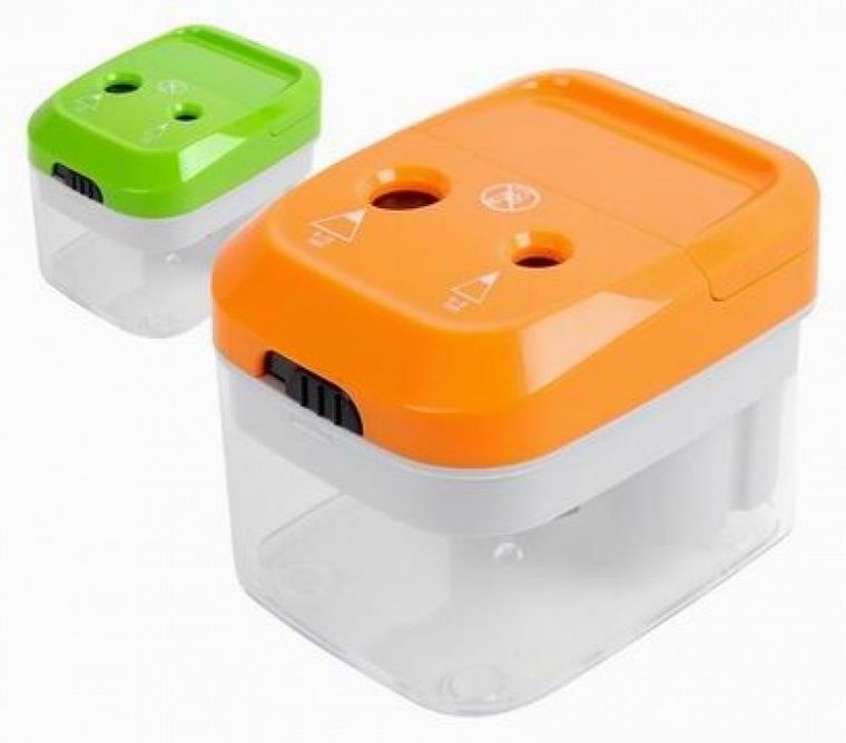 Cayman, temperówka elektryczna, podwójna, zielona