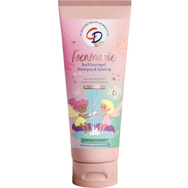CD, Girl, żel pod prysznic 3w1 dla dzieci, feenmagie, 250 ml