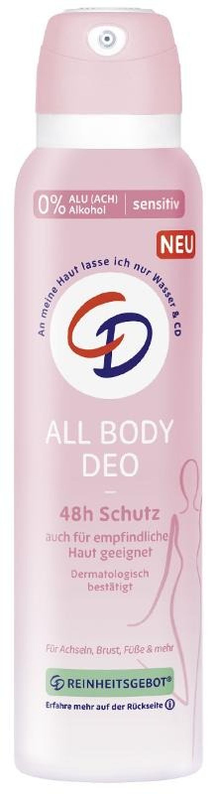 CD, Roll-on, dezodorant w sprayu 48h, all body, 150 ml