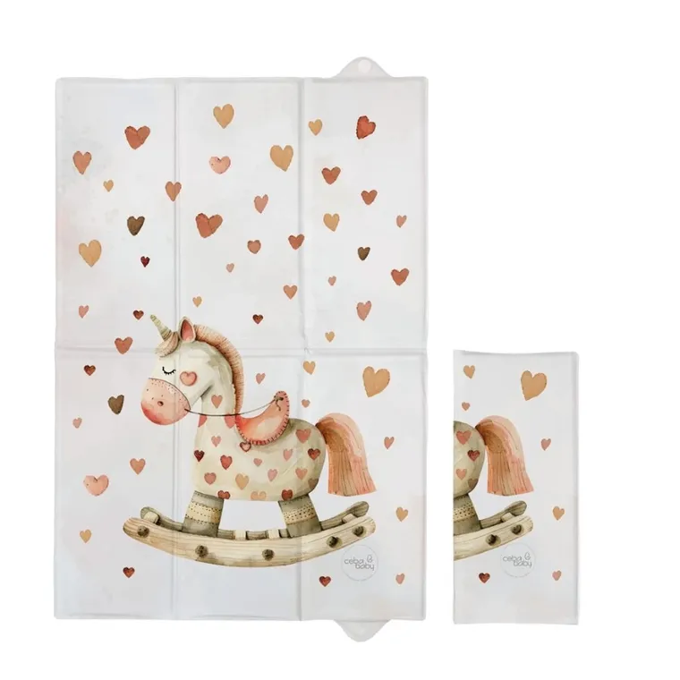 Ceba Baby, Basic, składana mata do przewijania, Rocking Horse, 40-60 cm