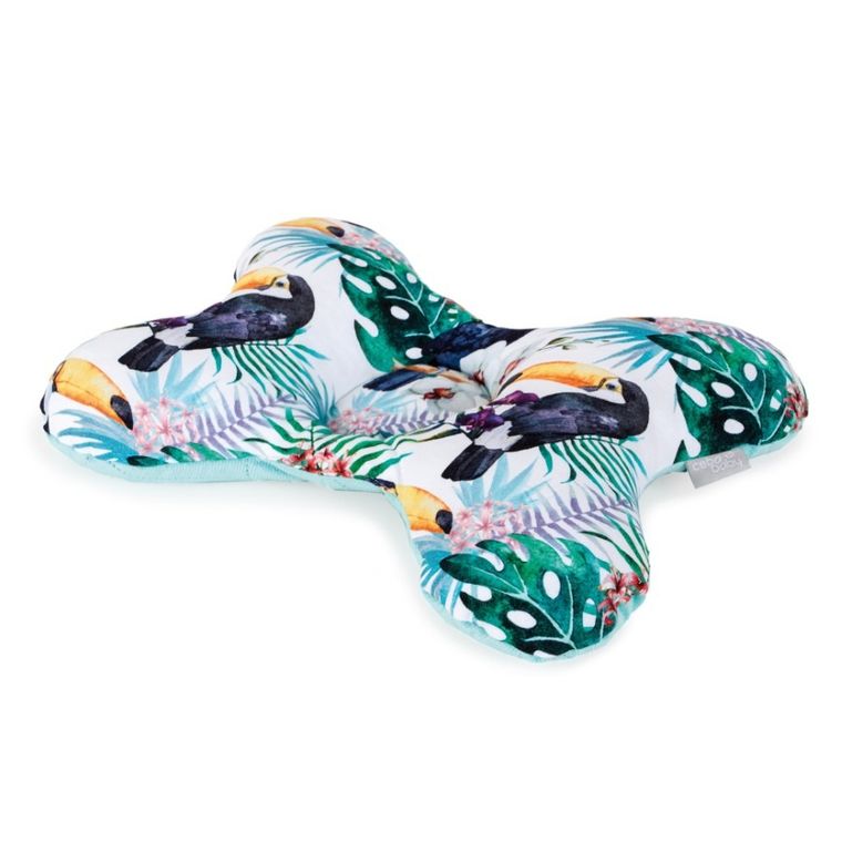 Ceba Baby, Flora & Fauna Tucan, poduszka antywstrząsowa, motylek