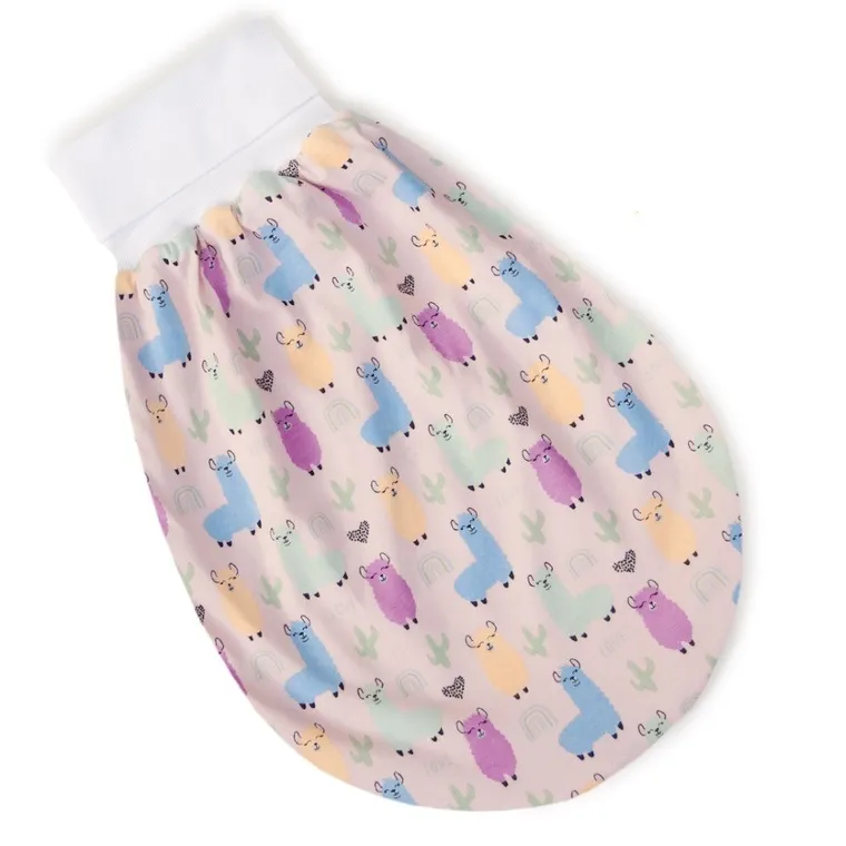 Ceba Baby, Lolly Polly, Lama, śpiworek niemowlęcy, pudrowy, 0-18 m