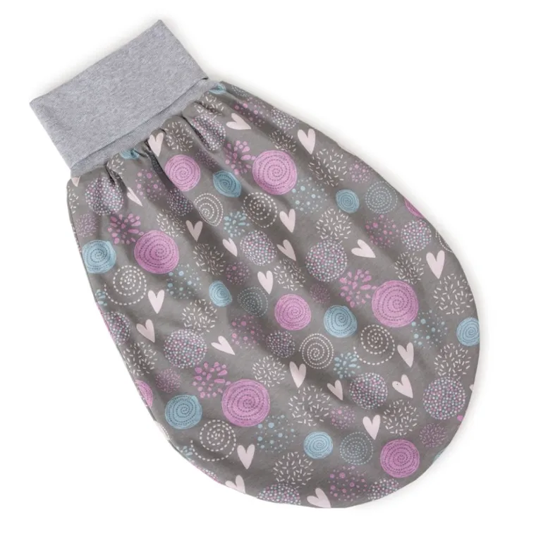 Ceba Baby, Lolly Polly, Love, śpiworek niemowlęcy, popielaty, 0-18 m