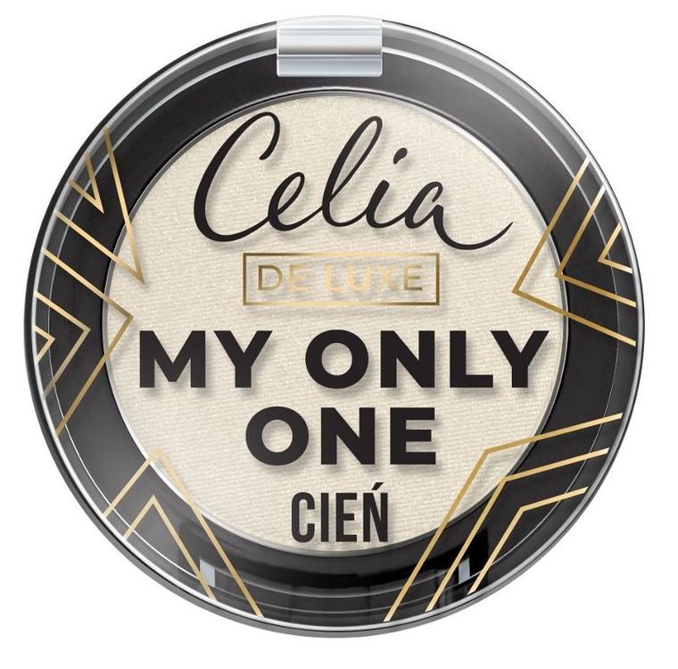 Celia, De Luxe, cień do powiek, satynowy, nr 01