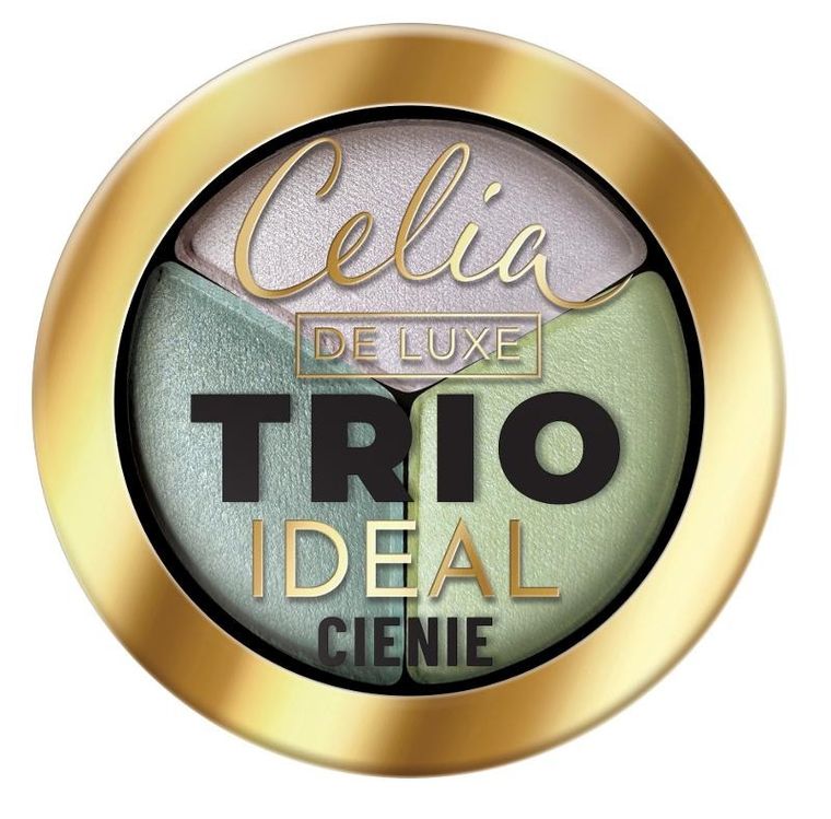 Celia, De Luxe, cienie do powiek, Trio Ideal, nr 302