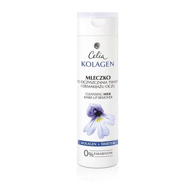 Celia, Seria kolagenowa, mleczko do oczyszczania twarzy i demakijażu oczu