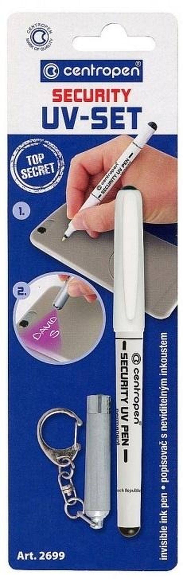 Centropen, marker UV z latarką