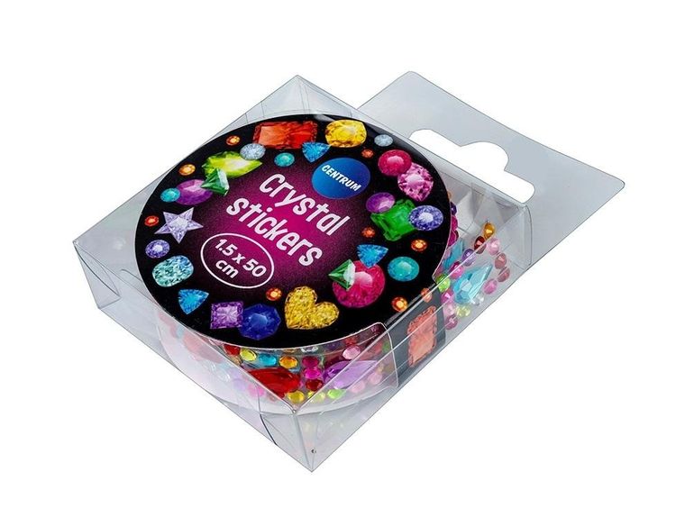 Centrum, Crystal Stickers, taśma samoprzylepna z diamencikami, 150-500 mm