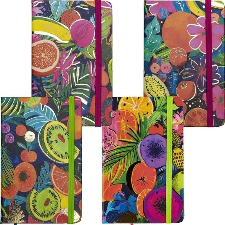 Centrum, notes A6, 80 kartek, linia, owoce, 1 szt.