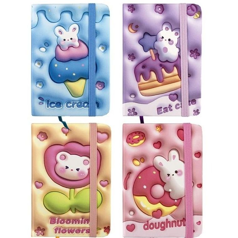 Centrum, notes A7, 80 kartek, linia, królik, 1 szt.