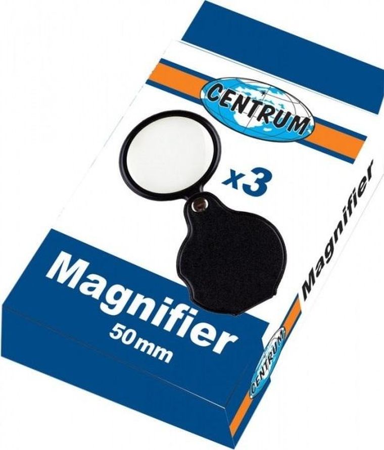 Centrum, szkło powiększające, 50 mm