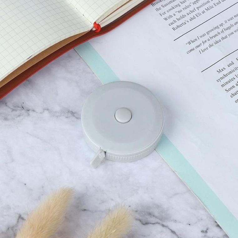 Centymetr, miarka, miara krawiecka, błękitna