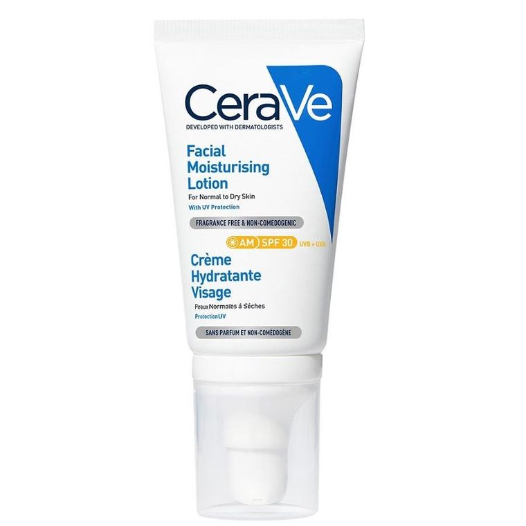 CeraVe, nawilżający krem do twarzy SPF30, 52 ml