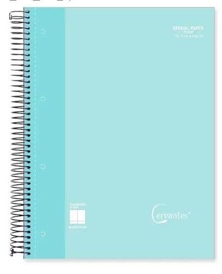 Cervantes, notatnik kołowy A4, 120 kartek, kratka,1 szt.