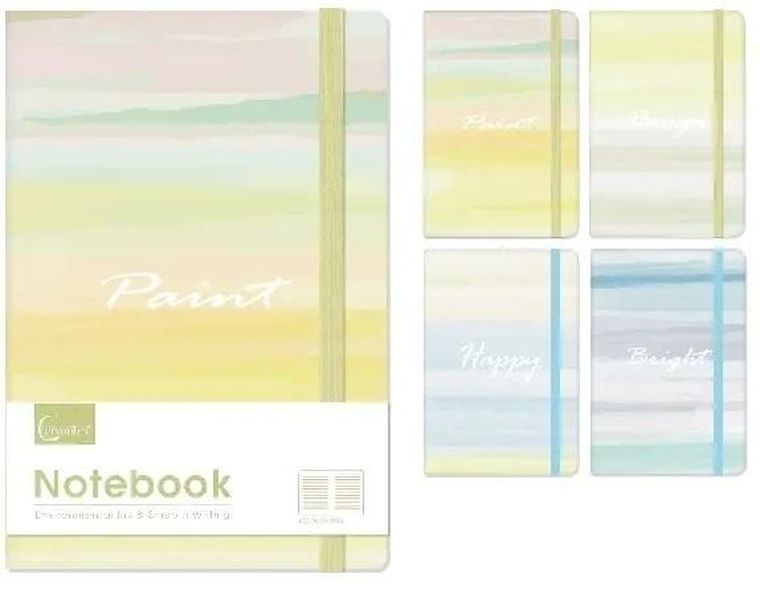 Cervantes, notatnik na gumkę, A5, 96 kartek, linia, 1 szt.