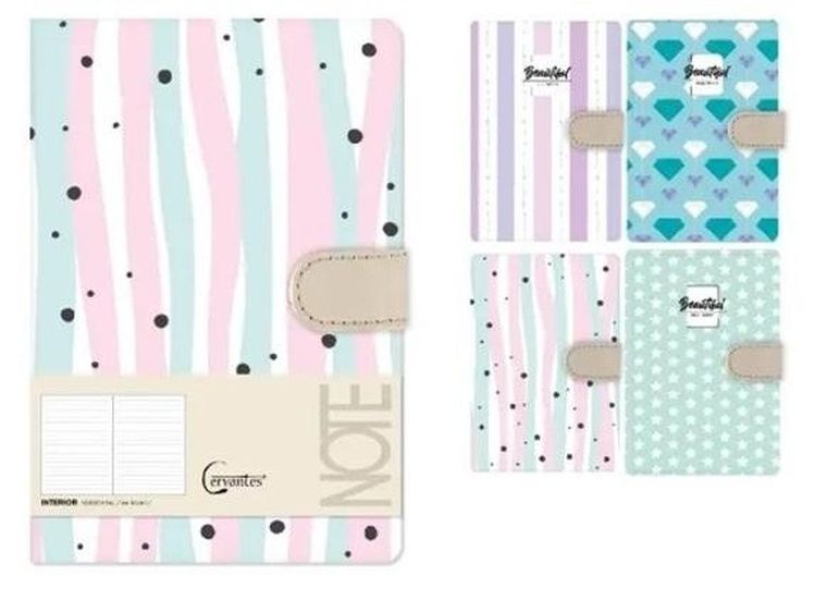 Cervantes, notes z zamknięciem na magnes, A5, 144 kartki, 1 szt.