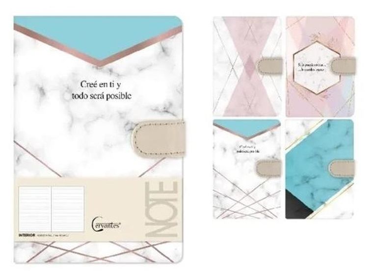 Cervantes, notes z zamknięciem na magnes, A5, 144 kartki, 1 szt.