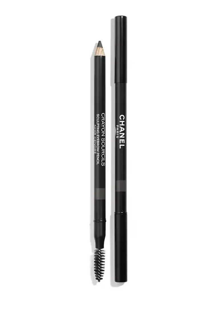 Chanel, Crayon Sourcils Sculpting Eyebrow Pencil, kredka do brwi ze szczoteczką, 60 noir cendré
