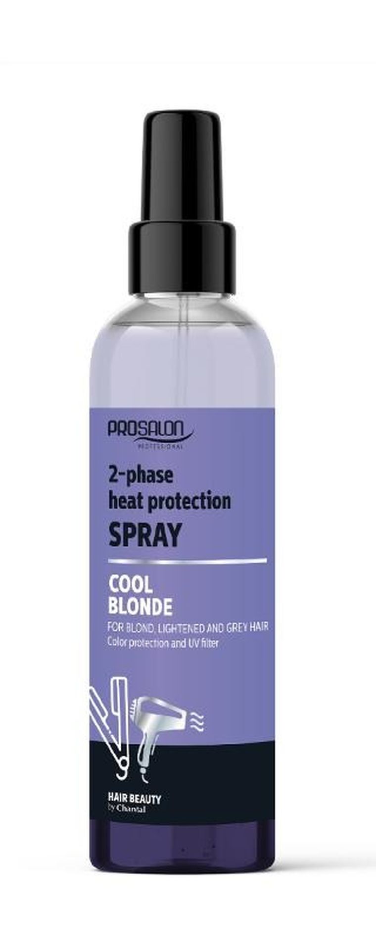 Chantal, ProSalon Cool Blonde, dwufazowy płyn termoochronny do włosów blond, rozjaśnianych i siwych, 200 ml