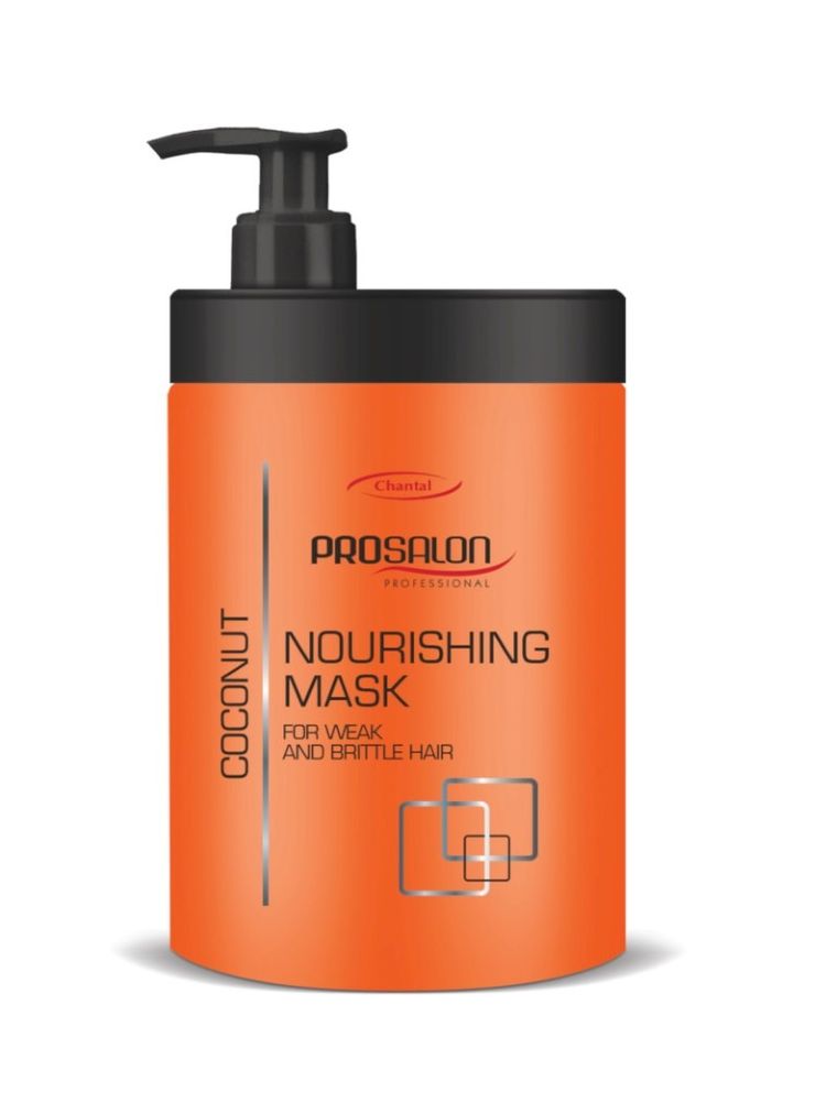 Chantal, Prosalon, Nourishing Mask For Weak And Brittle Hair, maska odżywcza do włosów, Kokos, 1000 g