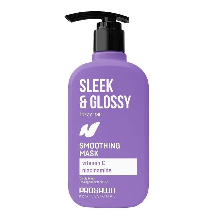 Chantal, Prosalon, Sleek & Glossy, wygładzająca maska do włosów, 375 ml