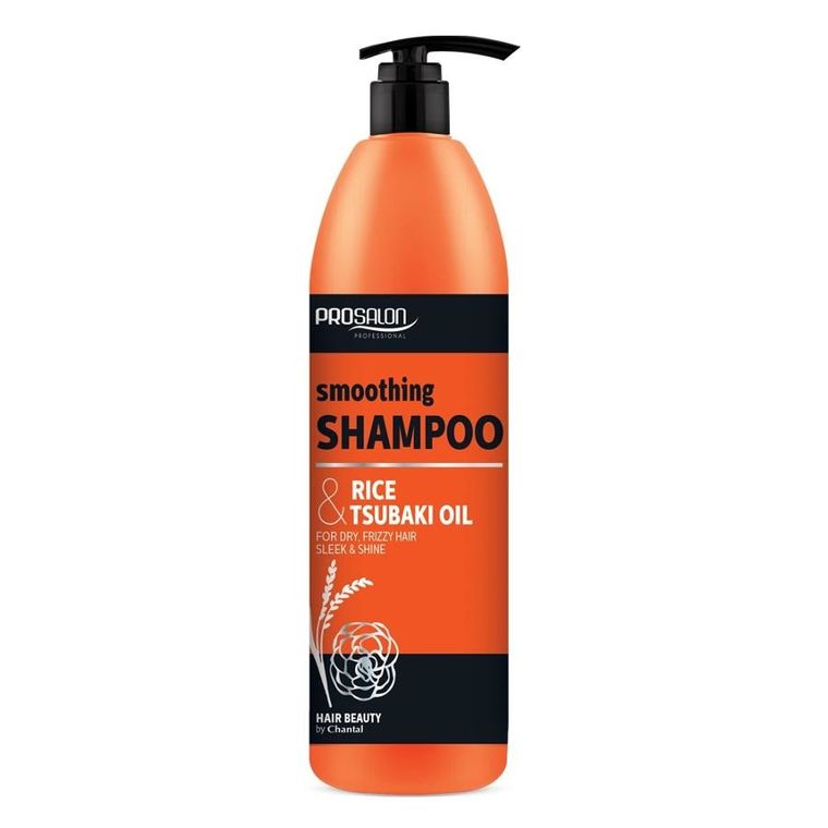 Chantal, Prosalon Smoothing Shampoo, wygładzający szampon do włosów, Ryż & olej Tsubaki, 1000 g