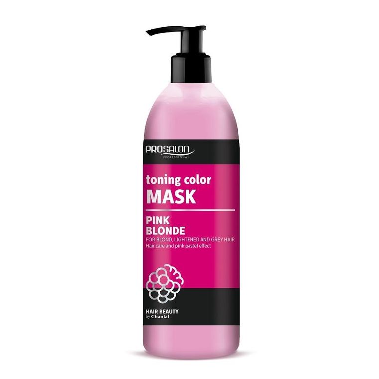 Chantal, Prosalon Toning Color Mask, maska tonująca kolor, Pink Blonde, 500 g