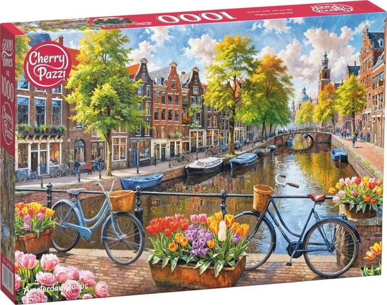 Cherrypazzi, Amsterdam Tulips, puzzle, 1000 elementów