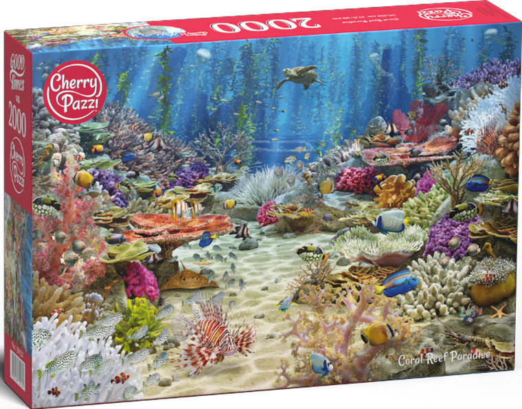 Cherrypazzi, Coral Reef Paradise, puzzle, 2000 elementów