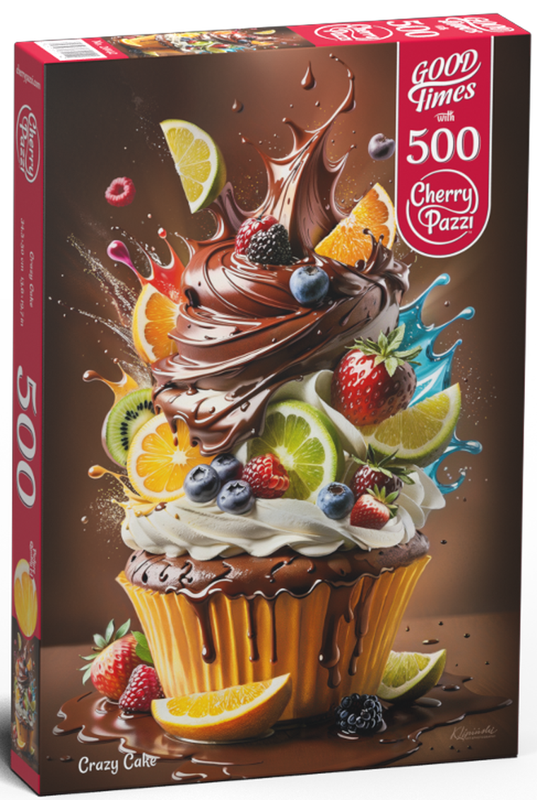 Cherrypazzi, Crazy Cake, puzzle, 500 elementów