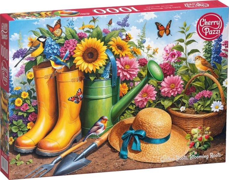 Cherrypazzi, Golden Boots Blooming Roots, puzzle, 1000 elementów