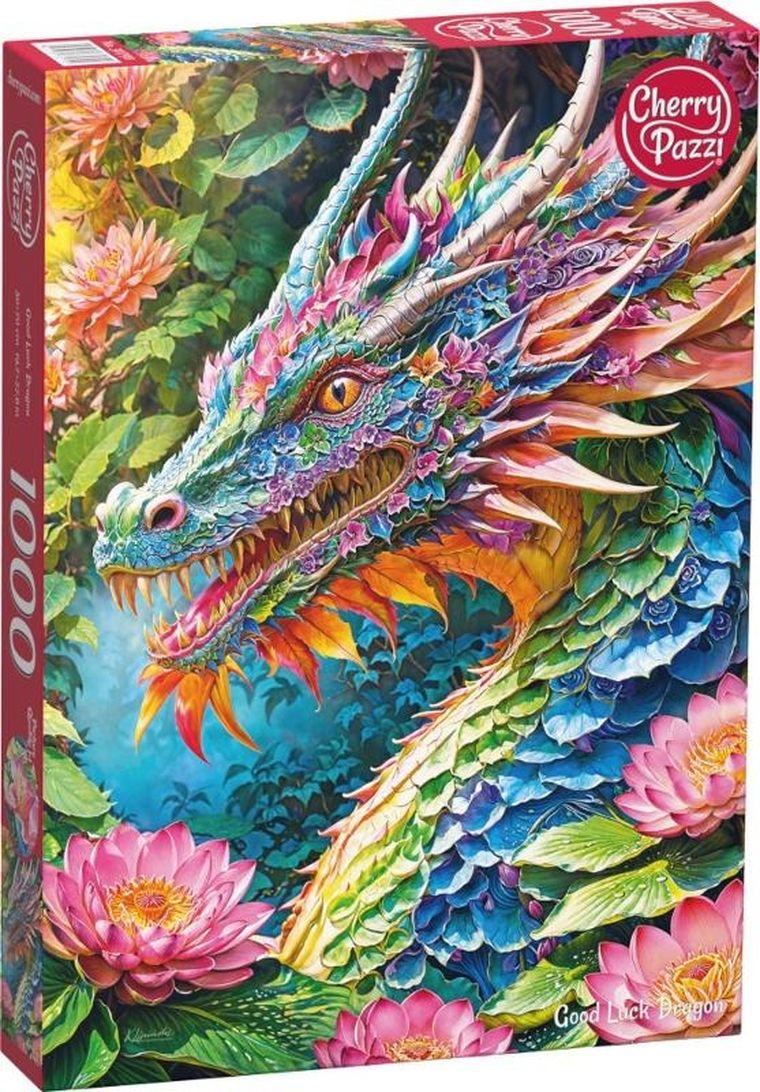 CherryPazzi, Good Luck Dragon, puzzle, 1000 elementów