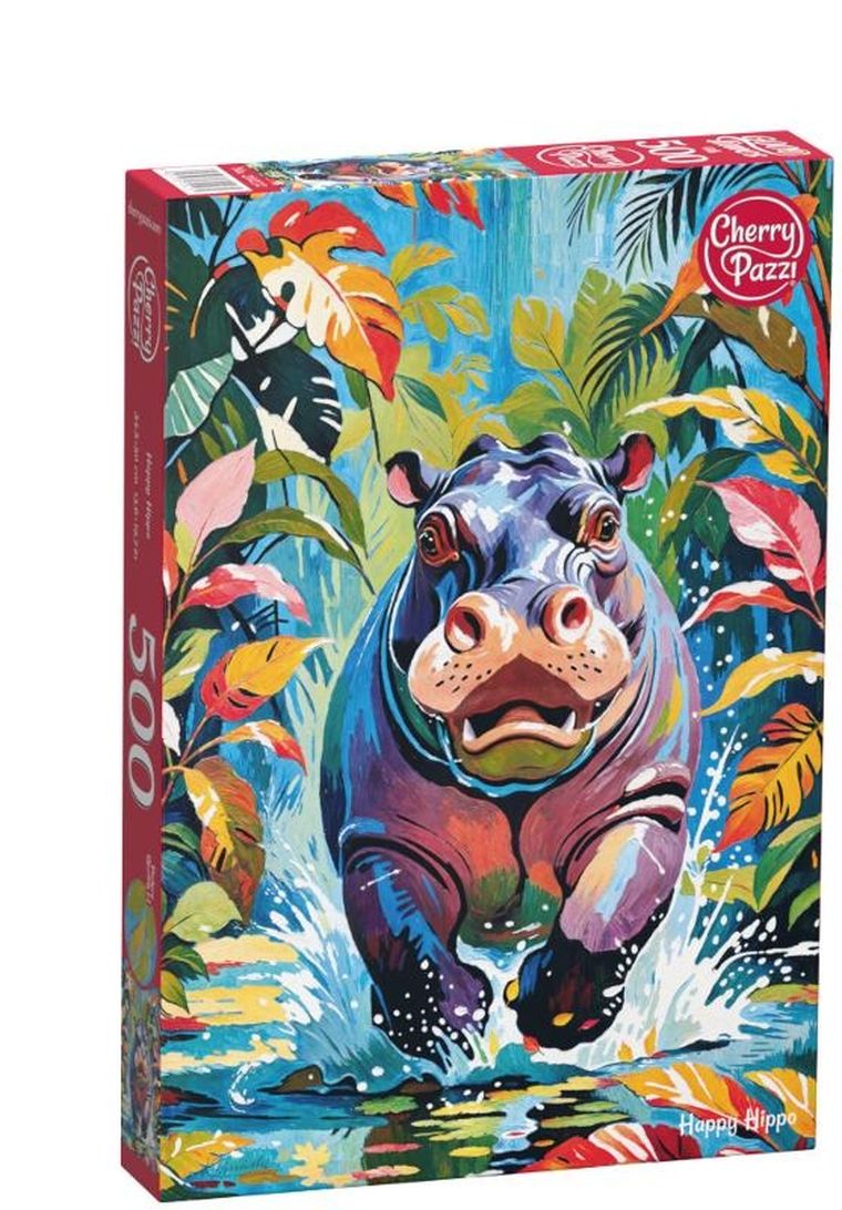 CherryPazzi, Happy Hippo, puzzle, 500 elementów