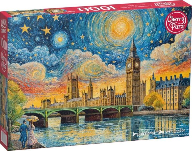 Cherrypazzi, Impressionist Sky over London, puzzle, 1000 elementów