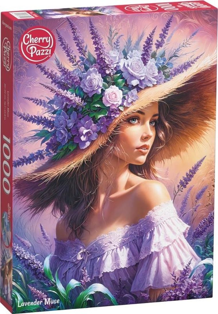 Cherrypazzi, Lavender Muse, puzzle, 1000 elementów