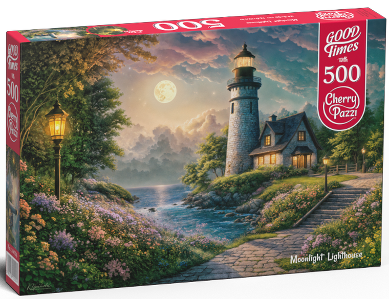 Cherrypazzi, Moonlight Lighthouse, puzzle, 500 elementów