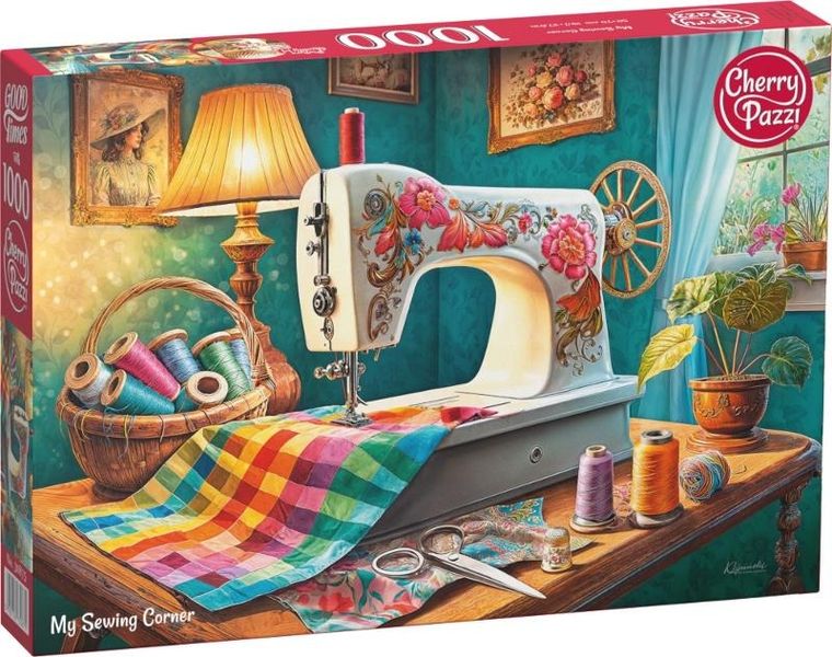 Cherrypazzi, My Sewing Corner, puzzle, 1000 elementów