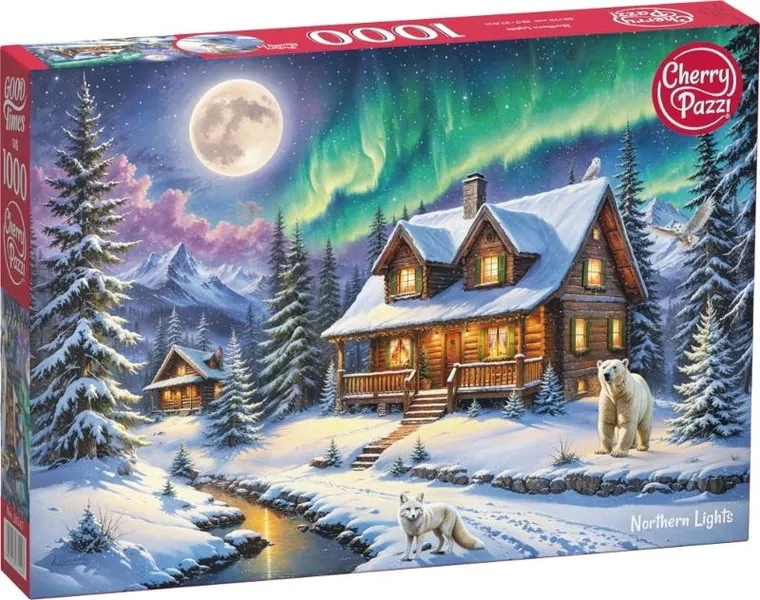 CherryPazzi, Northern Lights, puzzle, 1000 elementów
