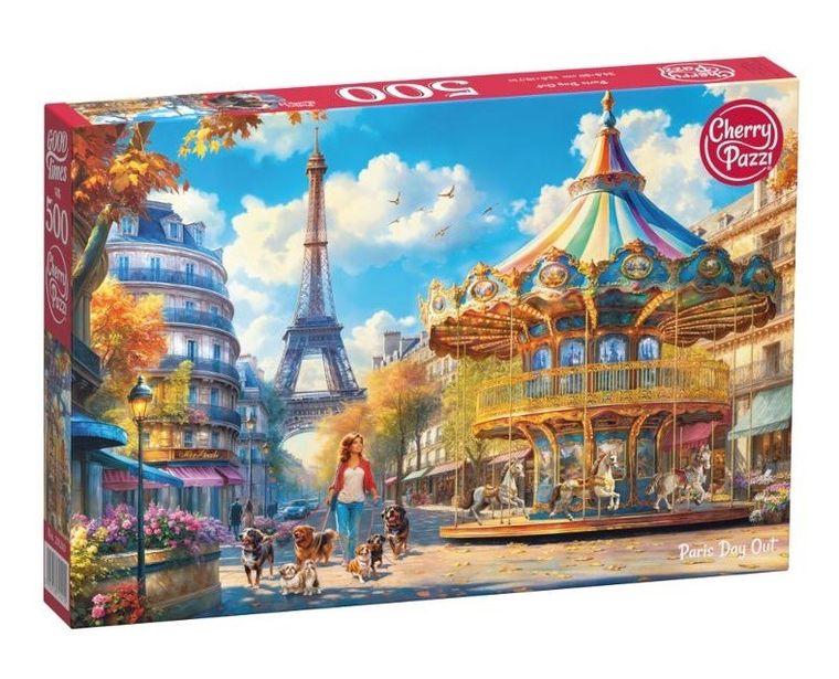 Cherrypazzi, Paris Day Out, puzzle, 500 elementów