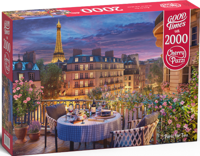 Cherrypazzi, Paris for Two, puzzle, 2000 elementów
