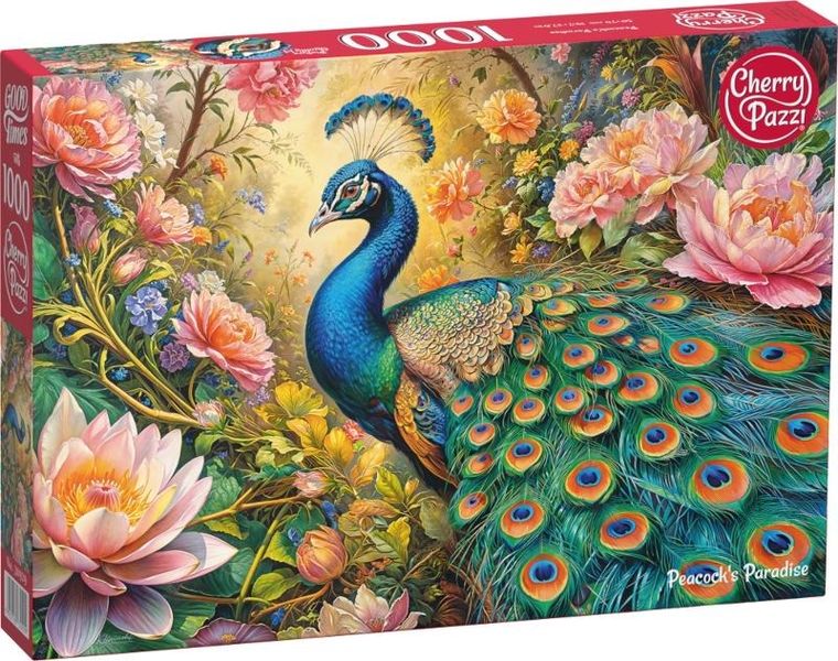 Cherrypazzi, Peacock's Paradise, puzzle, 1000 elementów