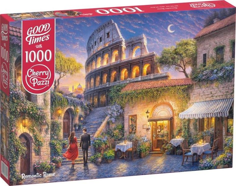 CherryPazzi, Romantic Rome, puzzle, 1000 elementów
