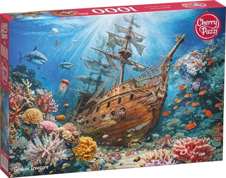 Cherrypazzi, Sunken Treasure, puzzle, 1000 elementów