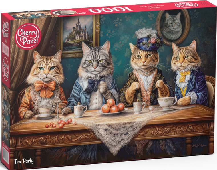 Cherrypazzi, Tea Party, puzzle, 1000 elementów