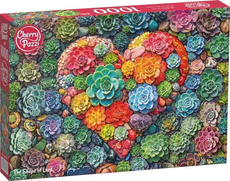 Cherrypazzi, The Shape of Love, puzzle, 1000 elementów