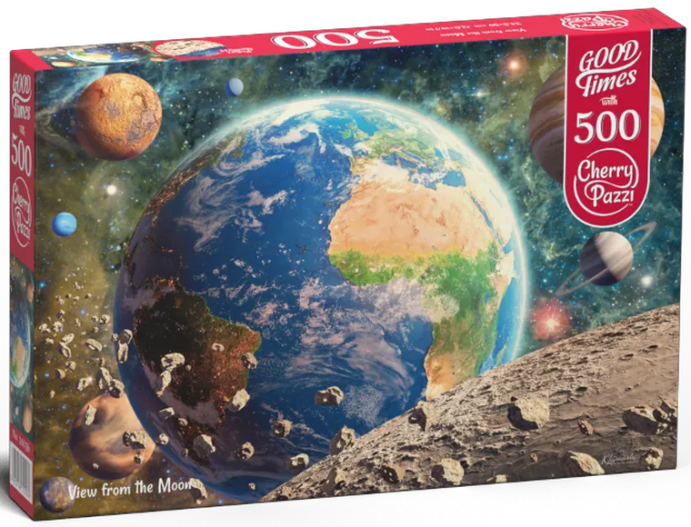 Cherrypazzi, View from the Moon, puzzle, 500 elementów