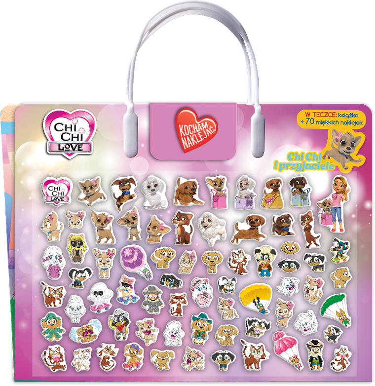 Chi Chi Love i przyjaciele. Kocham naklejać