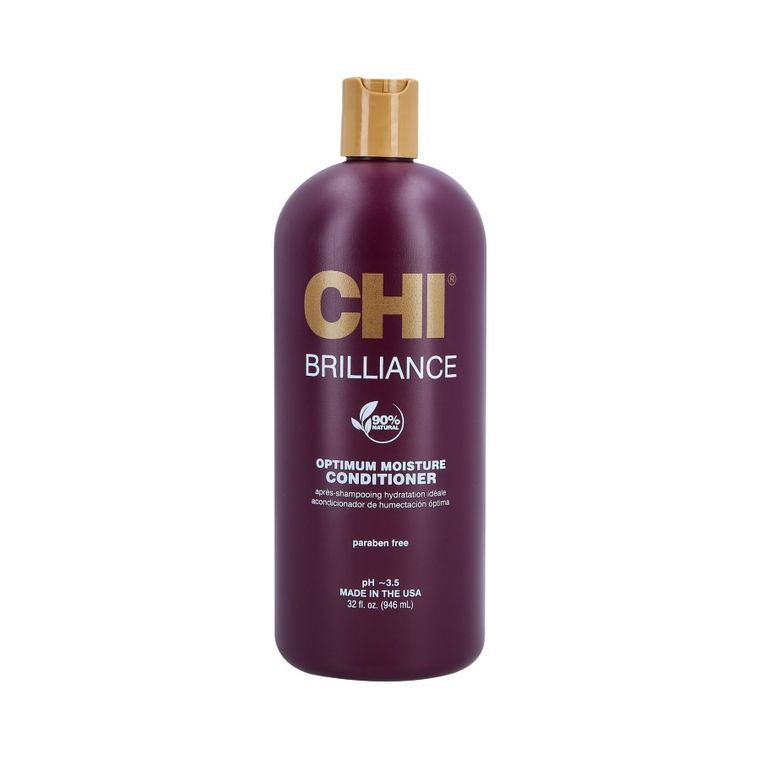 CHI, Deep Brilliance Olive&Monoi, nawilżająca odżywka do włosów, 946 ml
