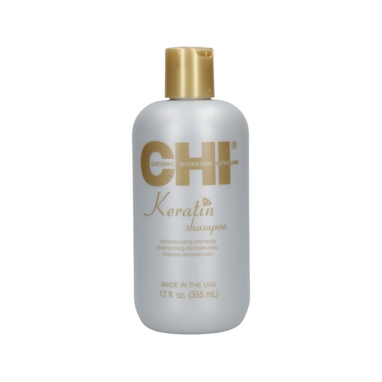 CHI, Keratin, keratynowy szampon odbudowujący, 355 ml